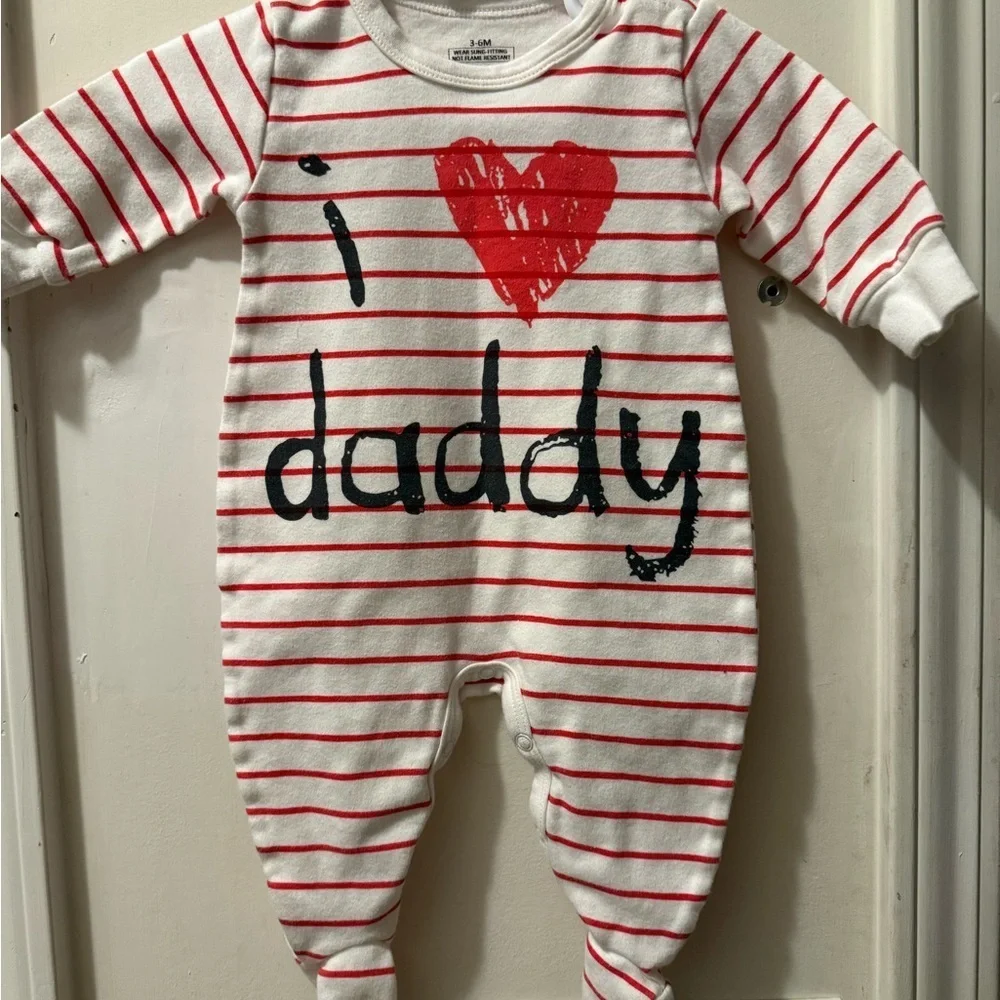 I Love Daddy Romper